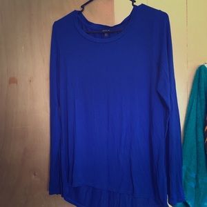 Deep blue shirt
